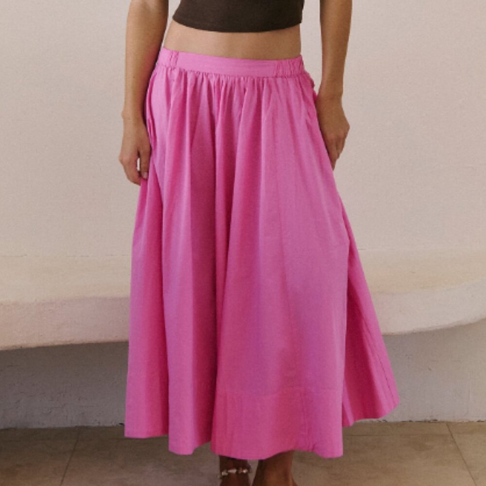 FREE PEOPLE "LOWEN MIDI SKIRT" SIZE 4 WITH TAGS